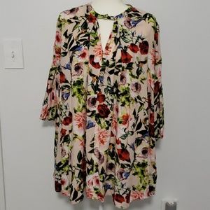 NWOT Flowy Flower Dress